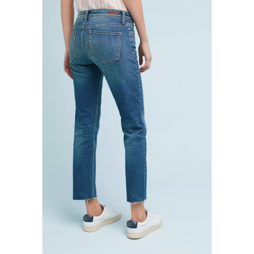Anthropologie Pilcro Slim Straight Raw Hem Jeans - Picture 2 of 13